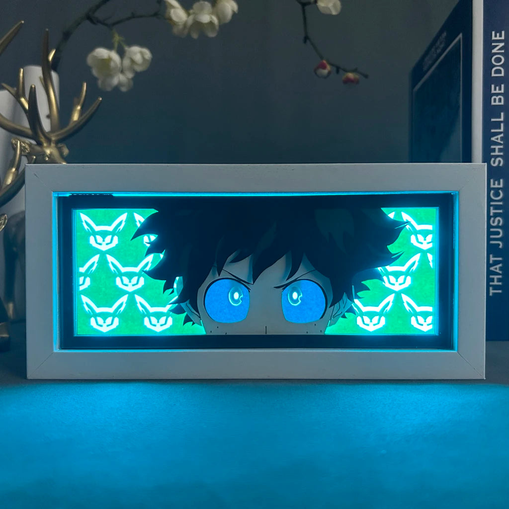 Izuku Midoriya Lamp: The Glow of a Hero in the Making